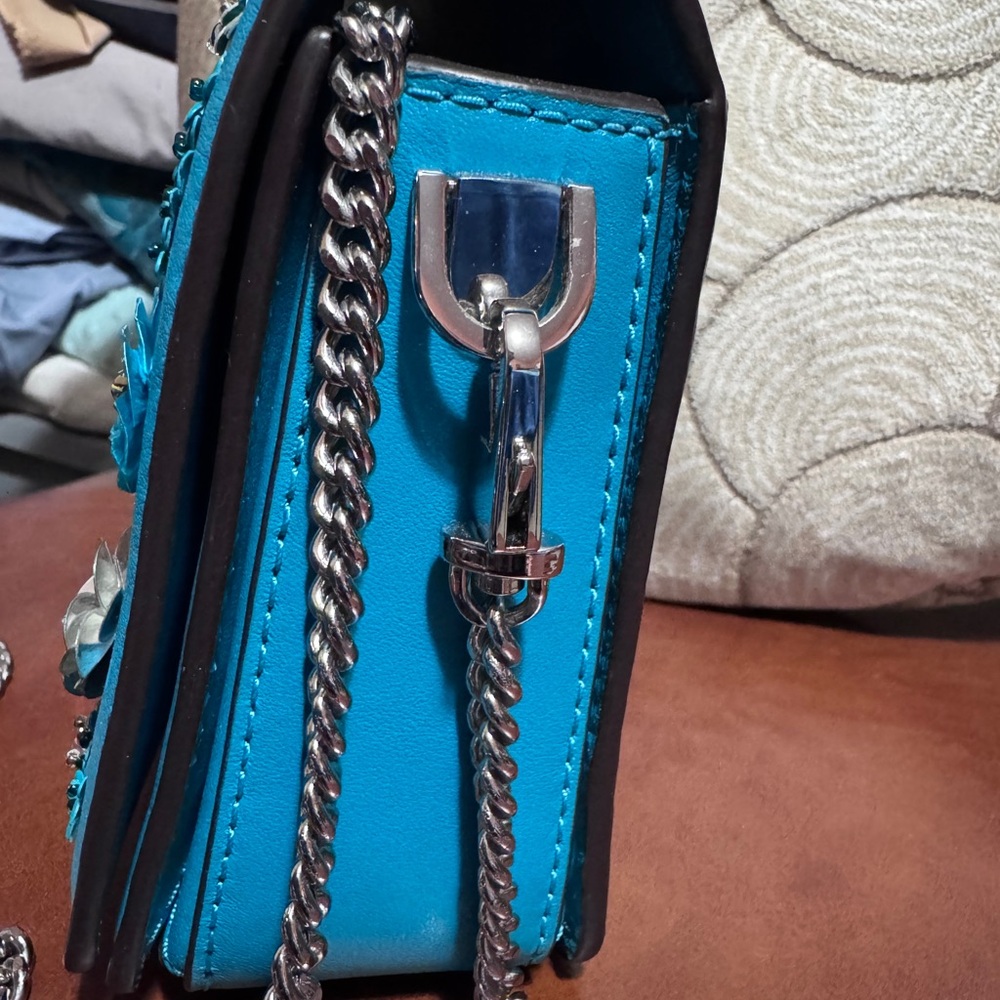 Michael Kors tealFloral Crossbody Bag - Picture 9 of 9